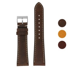 Classic Vintage Leather Watch Strap By DASSARI