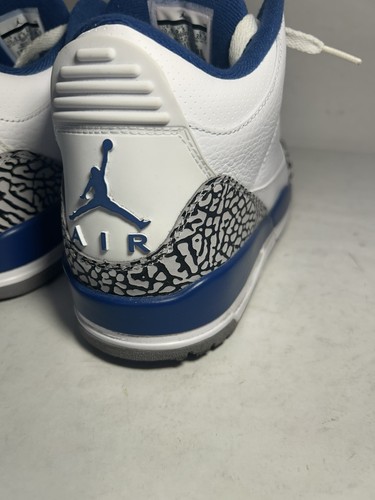 SIZE 10.5 - Air Jordan 3 Retro 2011 True Blue - 136064-104 - Picture 5 of 20