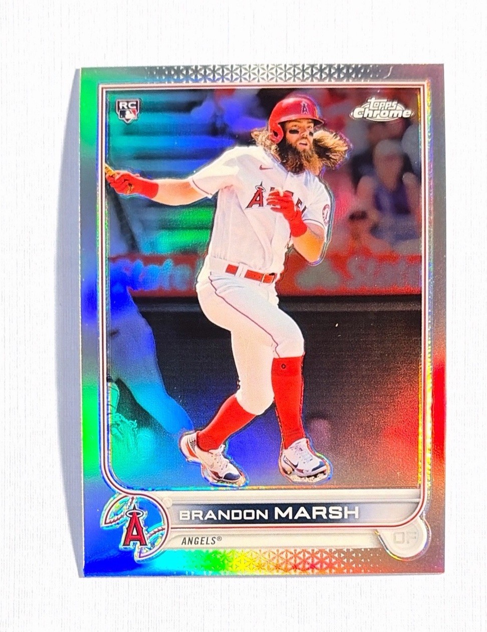 Brandon Marsh ~ 2022 Topps Chrome ~ Rookie Refractor #133