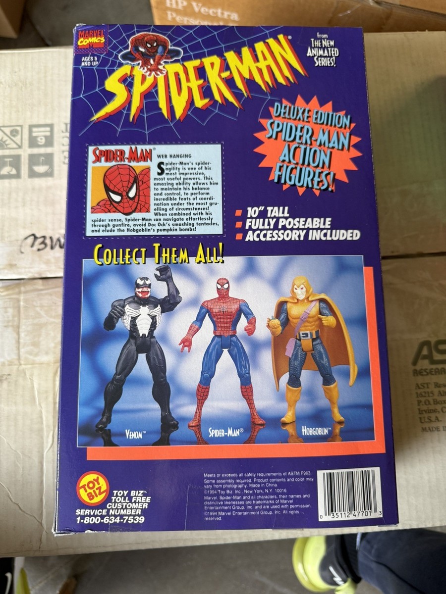 1994 Toy Biz Marvel Spider-Man Deluxe Edition 10” Figure | eBay