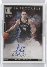 2018 Panini Impeccable Rookie Signatures Holo Silver 12/25 Dzanan Musa Auto 0f4i