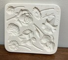 Vtg 1953 Charles Houston Ceramic Casting Slip Mold Pm-6 Pressed Flowers