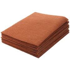 10 PCS Brown Felt Fabric Sheets 7x11 Inch 1mm Thick NonWoven Craft Sewing