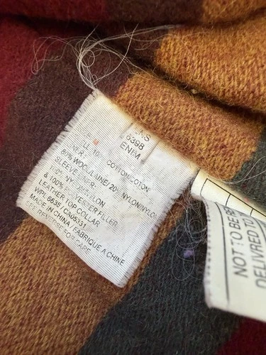 Vintage Woolrich Denim Chore Coat Blanket Lined Mens Size Large image 7