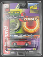 2007 Dodge Charger R/T in Red Yesterday HO Slot Car Xtraction UltraG SC384