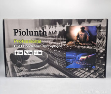 Piolunth Professional USB Condenser Microphone Plug  Play For Live Singing