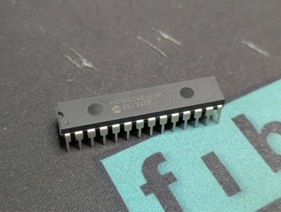 PIC16C745-I/SP | Microchip | DIP28 | MICROCONTROLLER 24 MHZ | New Original | 1 x