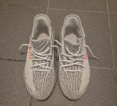 adidas Yeezy Boost 350 V2 Sneaker Herren Zebra grau Low Top Gr. 43 1/3 US 9
