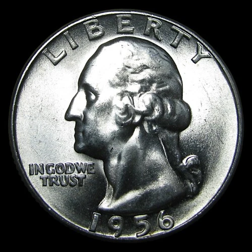 1956 Washington Quarter ---- Unc Coin ---- #PP926