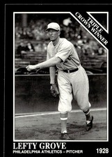 1992 Conlon Collection TSN Lefty Grove Philadelphia Athletics #533