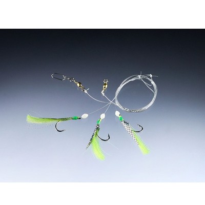 Balzer Makrelenvorfach gelb reflex, 1,80m, 0,40/0,60mm, Hakengröße 1