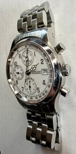 Hamilton Khaki Action Auto Chronograph Ref 3828 Valjoux 7750 White Dial Watch 14