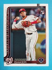 2025 Topps Series 2 Darren Baker RC #511 Washington Nationals 