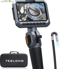Two-Way Articulating Borescope, 5.5Mm Slim Probe, 5.0'' Industrial Endoscope wit