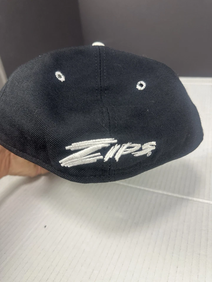 Vintage Akron Zips Hat New Era 7 3/4 59fifty 100% Wool - Image 3 of 4