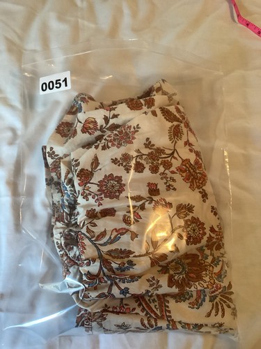 Antiguo Vestido de Sol Azul Marino Grande Cami Crema Floral MIDI Espalda Abierta Calado Ligero - Imagen 11 de 11