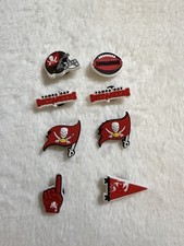 Tampa Bay Buccaneers Football Team Charm For Crocs Shoe Charms - 7 Pieces