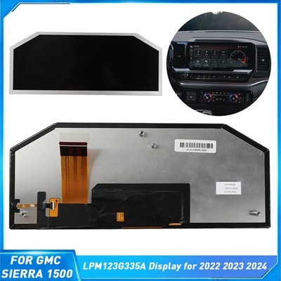 LPM123G335A For 2022 2023 2024 GMC Sierra 1500 Replacement LCD Display Screen