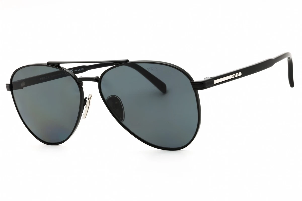 Prada Aviator Pilot Polarized Sunglasses, 62-14-130 PRADA Polarized Aviator Sunglasses for Men for sale | eBay main image 3