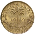 British West Africa 1939H 2 Shillings KM24 #25254s