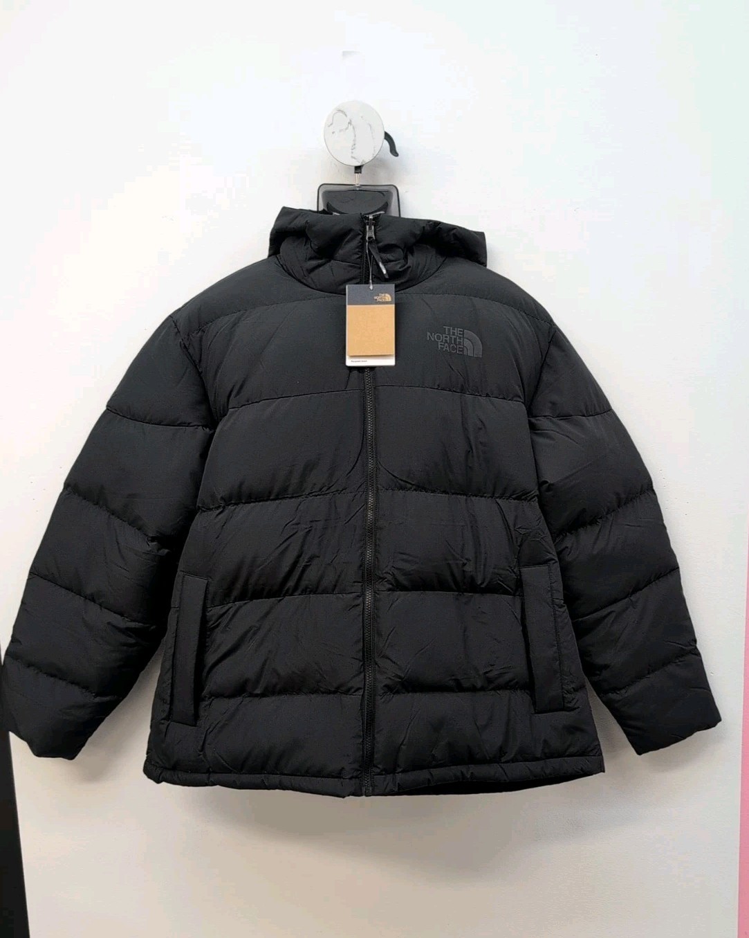 The North Face Men's Frost Fall Hooded Puffer Jacket XXL Black