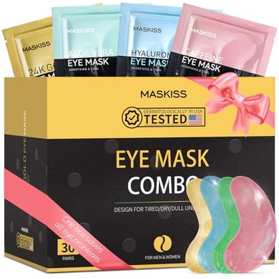 50 Pairs of 24k Gold Under Eye Patches Eye Mask 