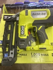 RYOBI ONE+ 18V AirStrike 16-Gauge Cordless Finish Nailer Broken For Parts Only