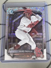 2025 Bowman Chrome Prospects Mini Diamond Refractor Yairo Padilla #BCP-236 1st