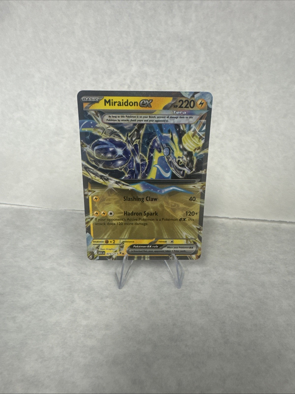 Miraidon ex 073/217 Me: Ascended Heroes Holo