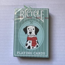 NEW Bicycle Dalmatian Dog Playing Cards Light Blue USA Made