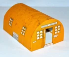 Vintage 1950s Marx IGY Arctic Rocket Playset Tin Research Lab Quonset Hut