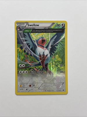 Swellow (Delta) 72/108 Holo NM Pokemon Roaring Skies XY Fast & secure  shipping | eBay