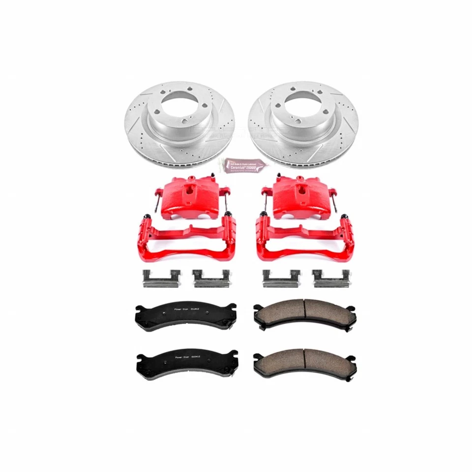 Power Stop Brake Kit For GMC Sierra 3500 Classic 2007 Front - Sport w/ Calipers - Image 2 of 4