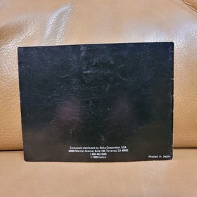 Rescue The Embassy Mission Manuale Istruzioni Nintendo NES