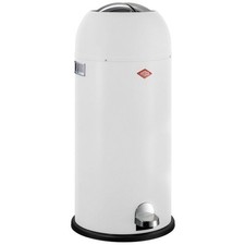 Wesco Abfallsammler Mülleimer Abfalleimer Eimer Kickmaster Maxi 40 l weiß matt 