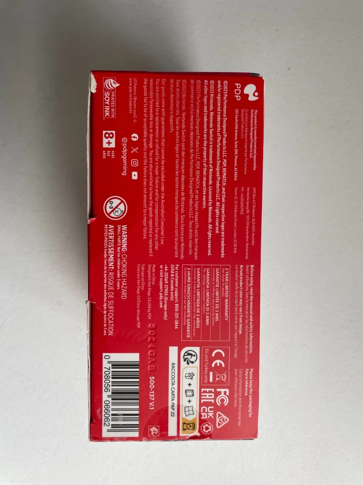 PDP Gaming Afterglow Wireless Nintendo Switch Pro Controller New Sealed - Image 4 of 4