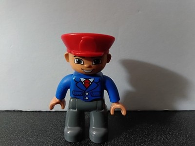 Duplo LEGO Ville Male Train Conductor