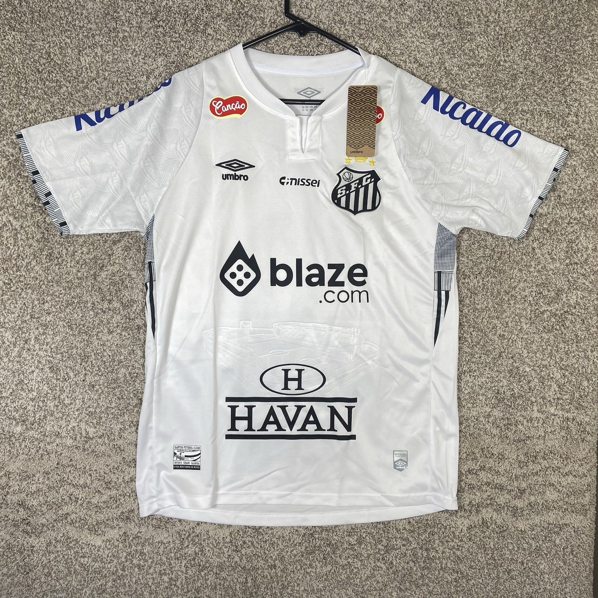 Santos FC NEYMAR JR シャツ Lサイズ MINT Neymar 11 L Player SANTOS FC Third Brasil Jersey Camisa