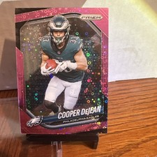 Panini 2025 Prizm Cooper DeJean #170 Disco Prizm Serial #/25 Philadelphia Eagles
