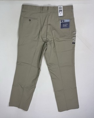 Dockers Classic Fit Flat Front Pants Men's 36x30 (36x29) Beige NWT Office Casual