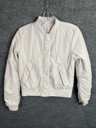 Lululemon Warm Two Ways Reversible Bomber Jacket Size 4 Mauve Pre-Loved