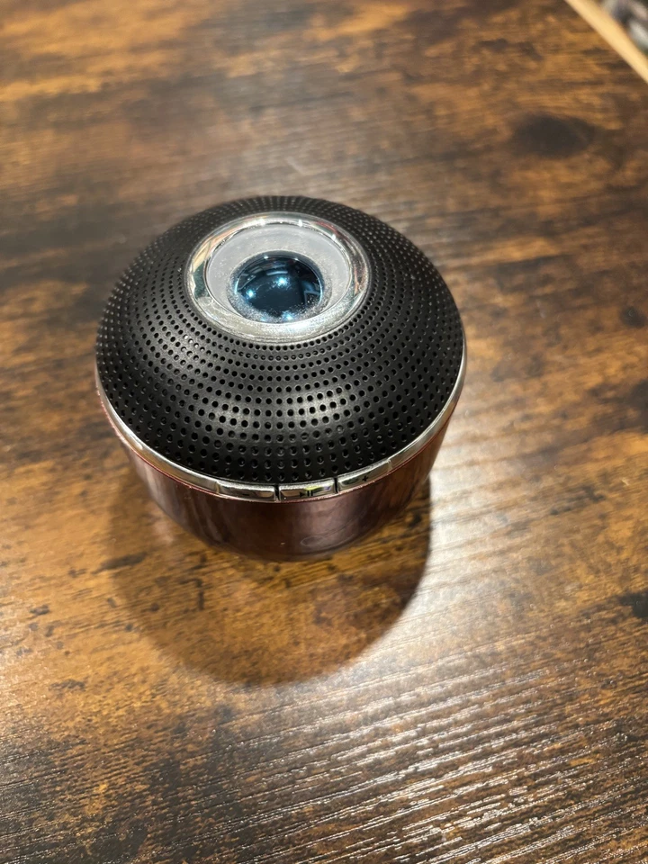 Mini Altavoz Brookstone Bluetooth Azul Grande Funciona Sin Cargador Foto 2 de 4