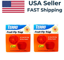 2 Pack - TERRO Indoor Fruit Fly Trap with Win...