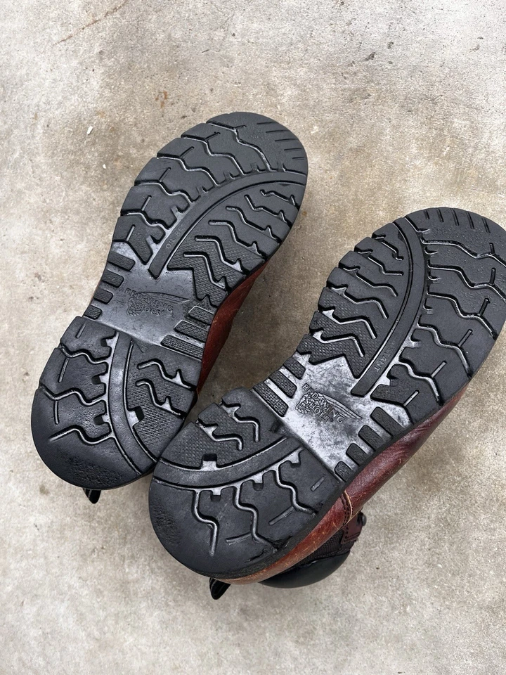 Botas de trabajo vintage Red Wing 2226 cuero marrón puntera de acero Foto 4 de 4