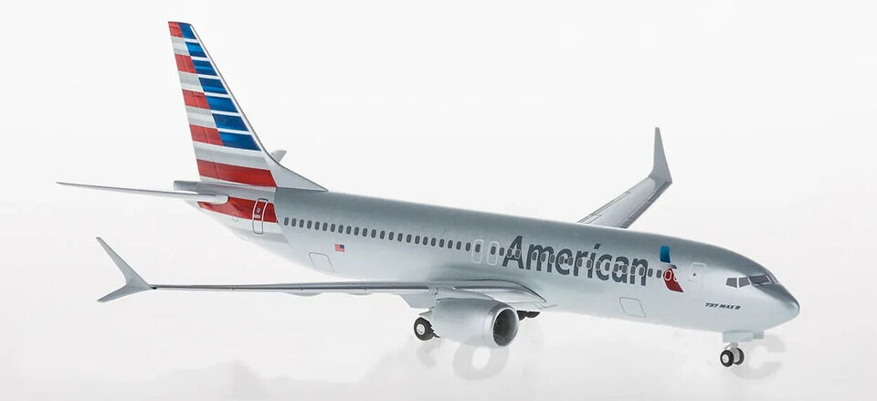 ホーガン 1/200 アメリカン航空 Boeing737 MAX8 1:200 Hogan American BOEING 737 MAX 8 Passenger Airplane ABS