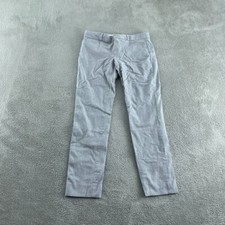 Banana Republic Sloan Womens Gray Slim Fit Pants Size 0 Cotton Blend 4336