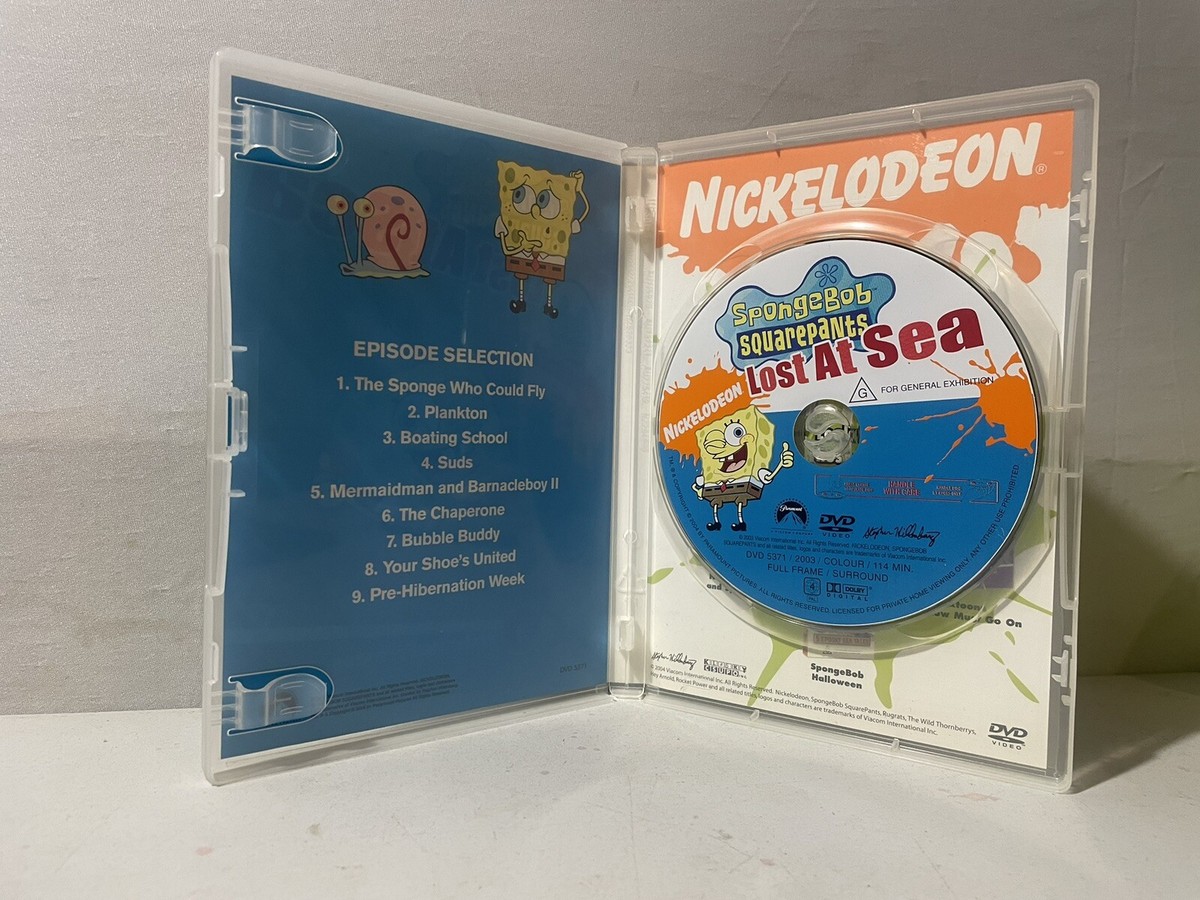SpongeBob Squarepants Lost At Sea - DVD - PAL - Region 4