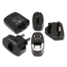 MaximalPower World Travel Dual Port 2-Port USB Charger Power Outlet AC Adapter