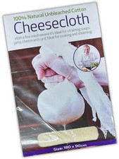 COTTON STRAINER CHEESECLOTH CHEESE PUDDING CLOTH PANEER TOFU GHEE MUSLIN