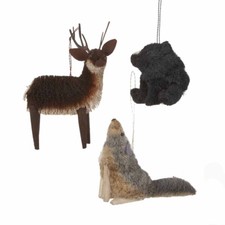 Wilderness Buri Animal Ornaments